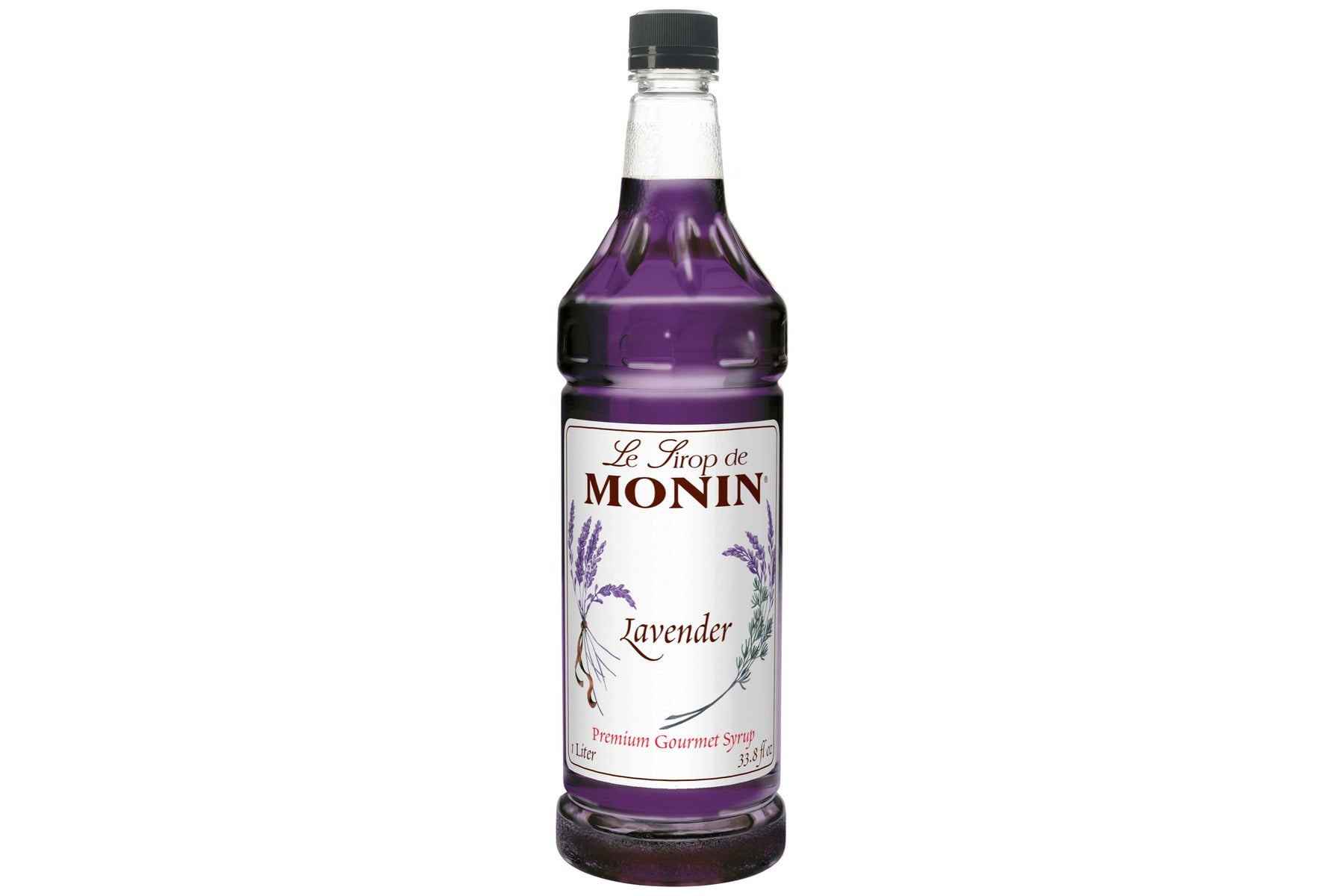 Monin Classic Syrup - 1L Plastic Bottle: Lavender