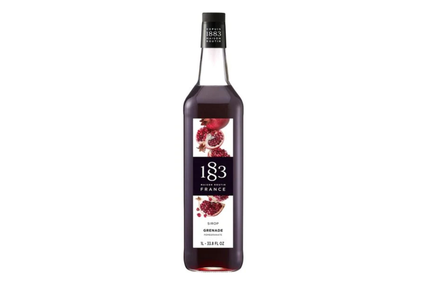 1883 Classic Flavored Syrups - 1L Glass Bottle: Pomegranate