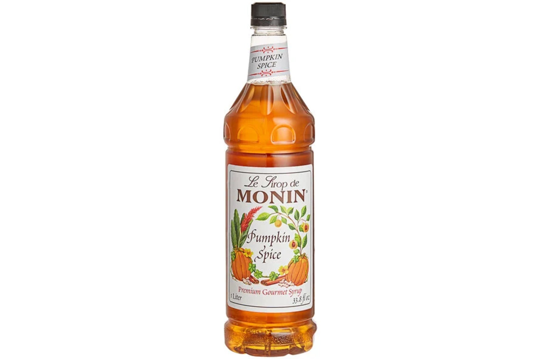 Monin Classic Syrup - 1L Plastic Bottle: Pumpkin Spice