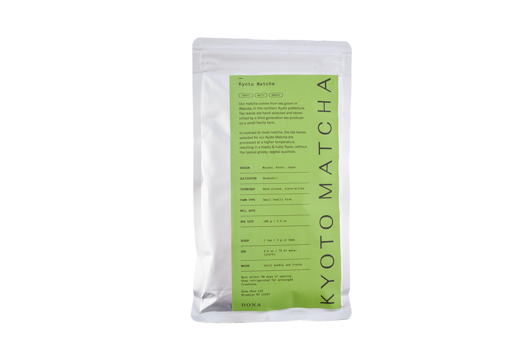 Dona - Ceremonial Matcha 100g Bag