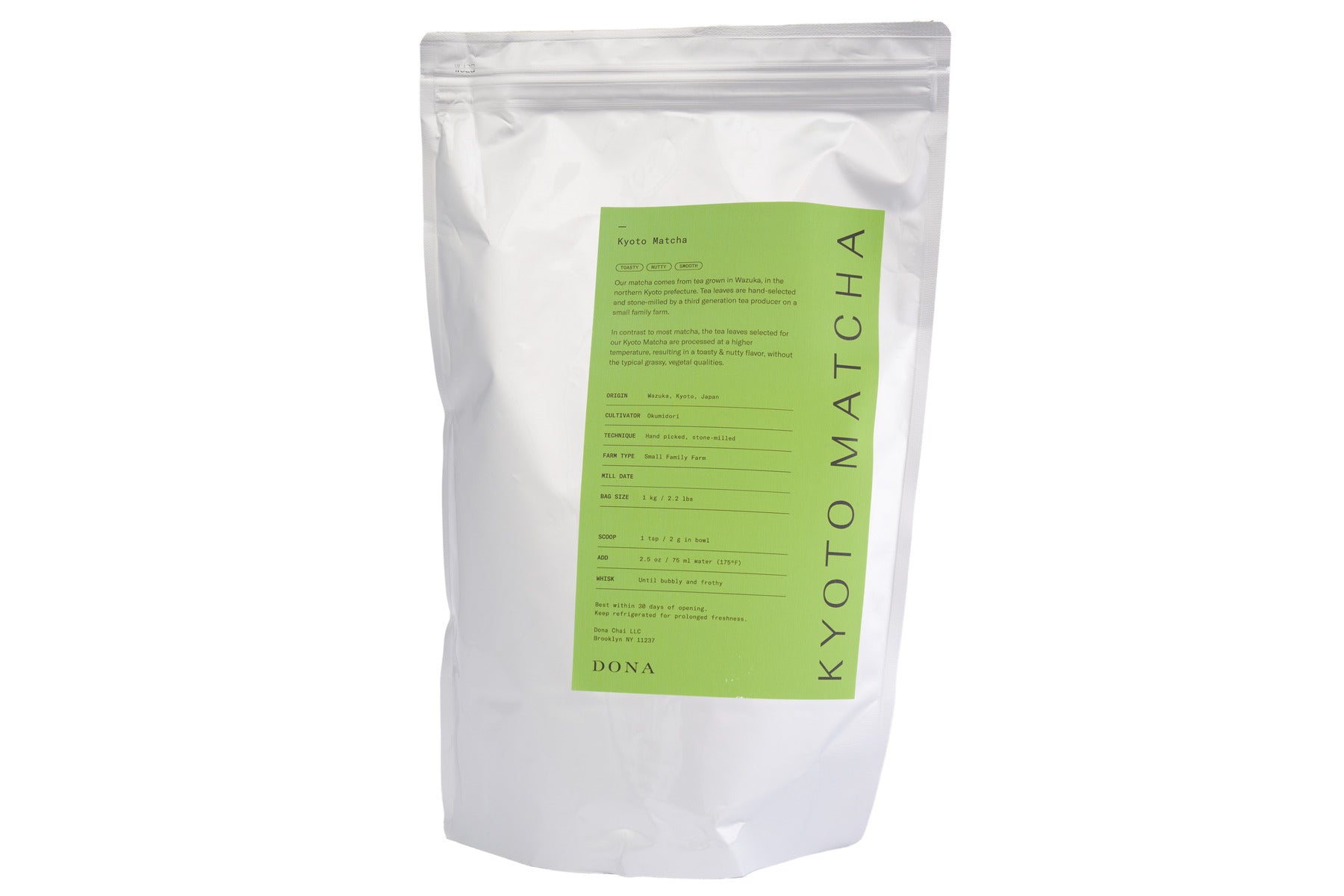 Dona - Ceremonial Matcha 1kg Bag