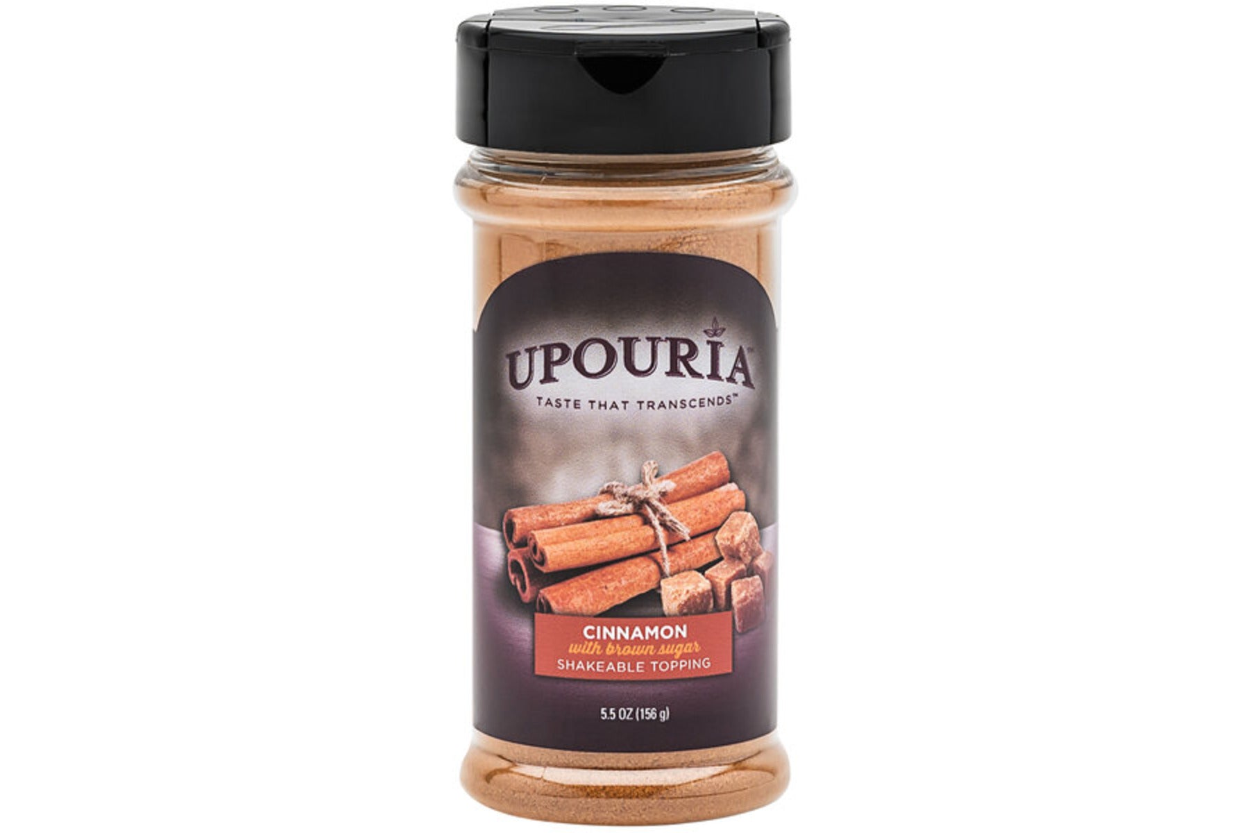 Upouria 5.5oz Coffee Topper Cinnamon with Brown Sugar - Case of 6