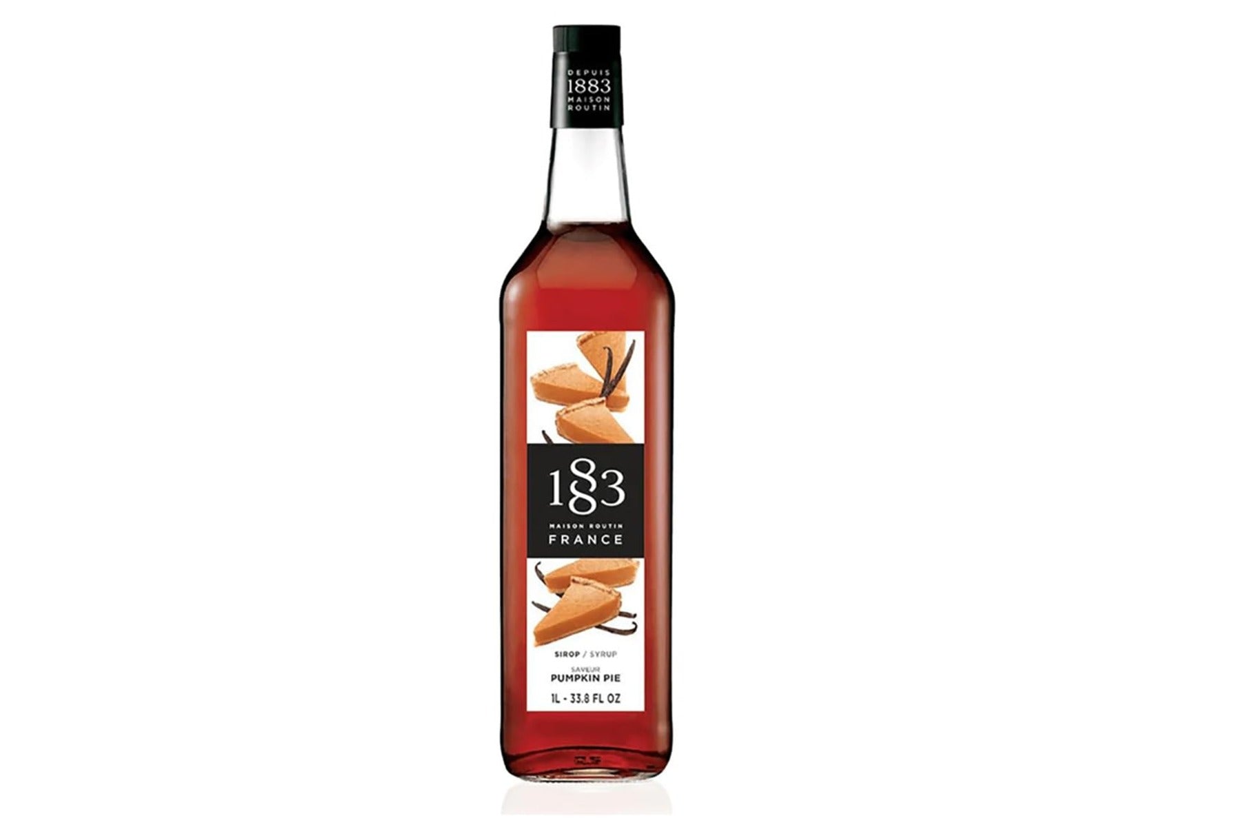 1883 Classic Flavored Syrups - 1L Glass Bottle: Pumpkin Pie