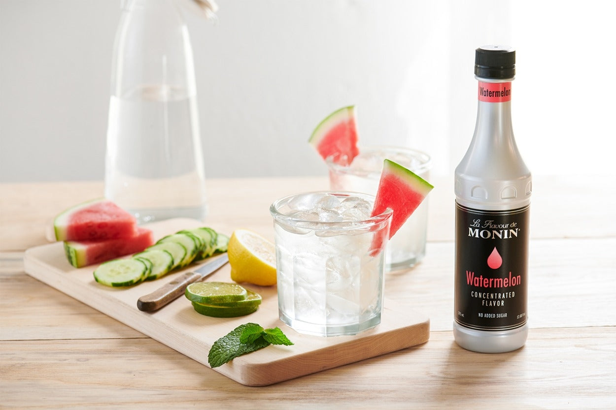 Monin Concentrated Flavor - 375 mL Plasic Bottle: Watermelon