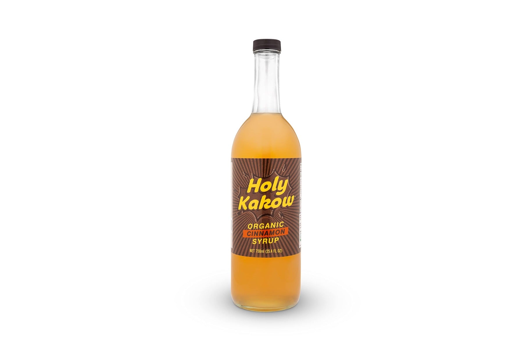 Holy Kakow - 750ml Syrup Bottle: Organic Cinnamon