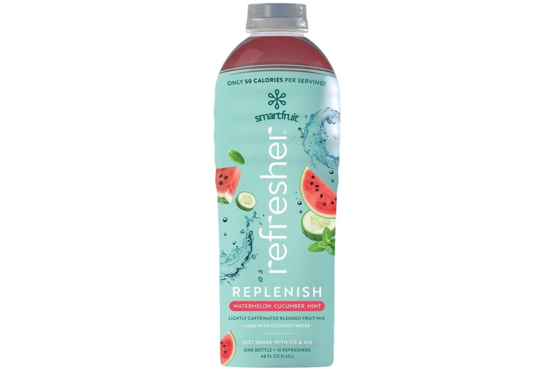 SmartFruit Refresher Replenish - Watermelon + Cucumber + Mint: 48 fl. oz. Bottle