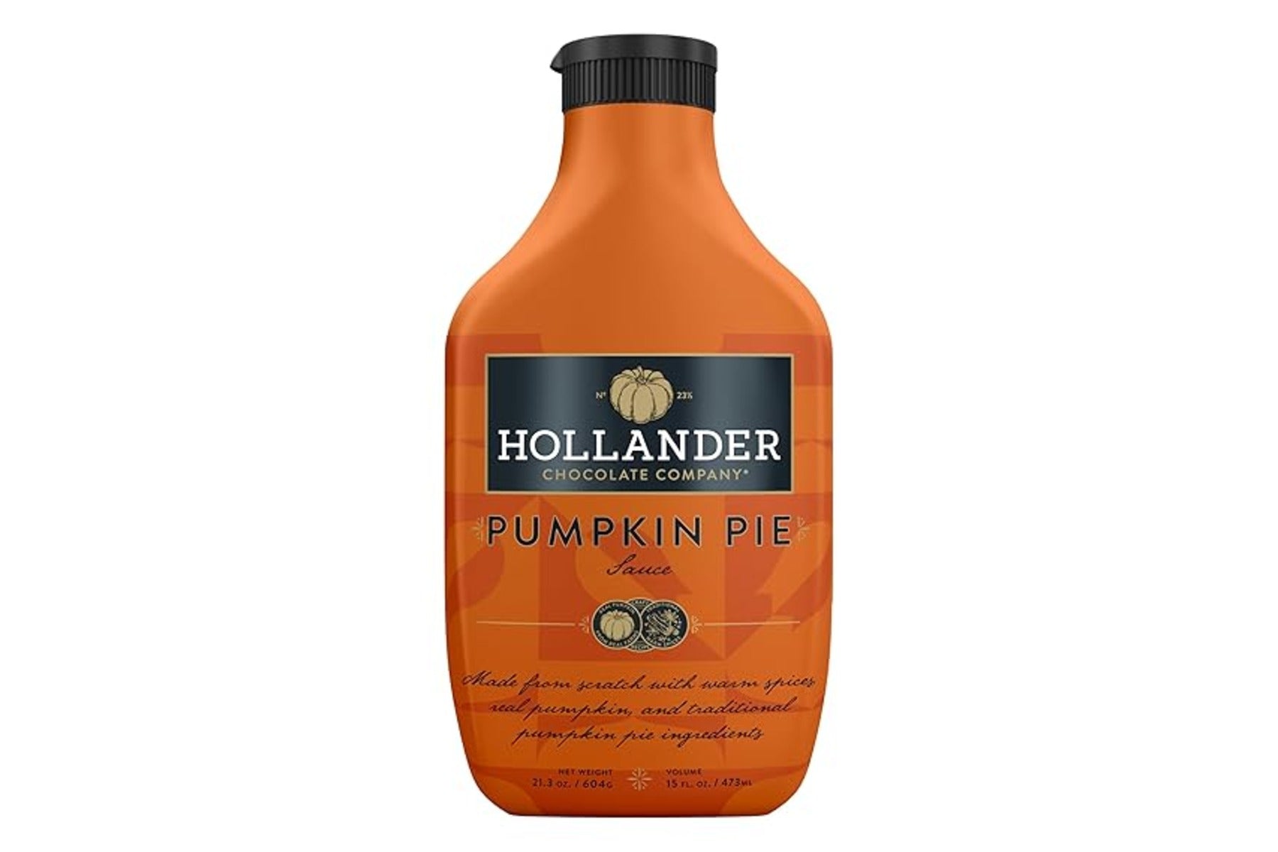 Hollander Sauce - 15 oz. Squeeze Bottle: Classic Pumpkin Pie