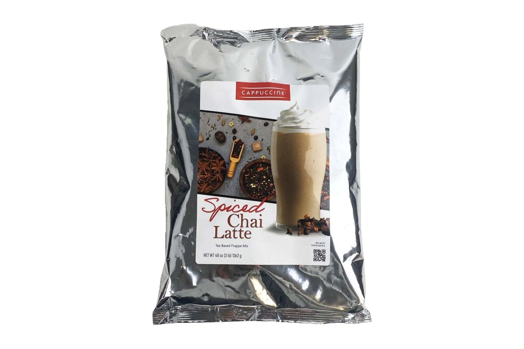 Cappuccine Tea Frappe Mix - 3 lb. Bulk Bag: Spiced Chai Latte