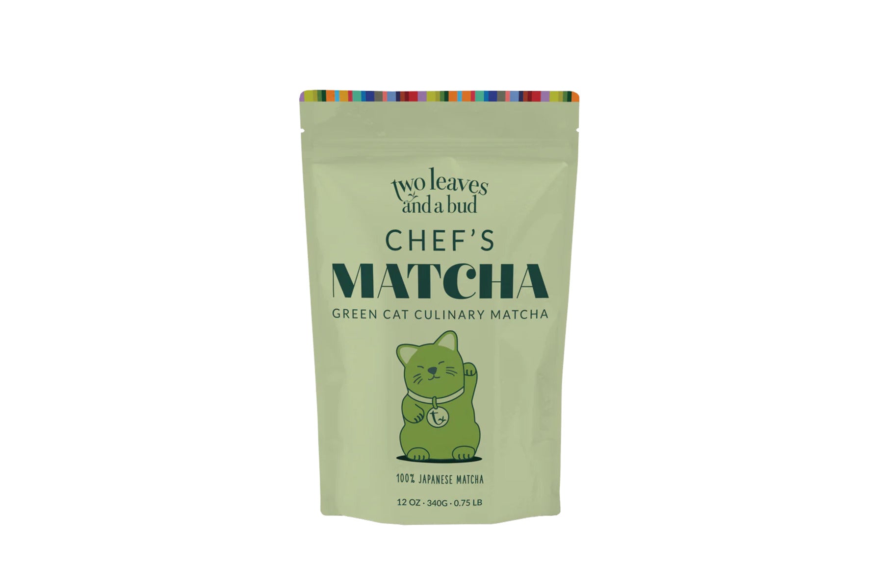 Two Leaves Chef Matcha Green Cat - 340g Bag