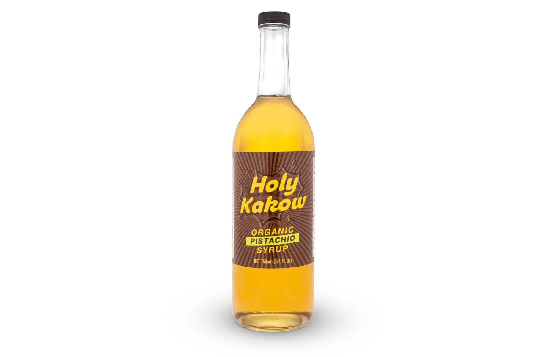 Holy Kakow - 750ml Syrup Bottle: Organic Pistachio Syrup