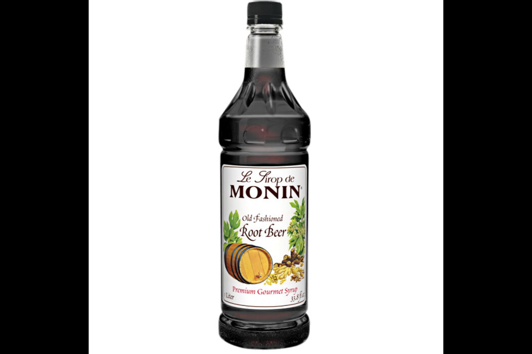 Monin Classic Syrup - 1L Plastic Bottle: Old Fashioned Root Beer
