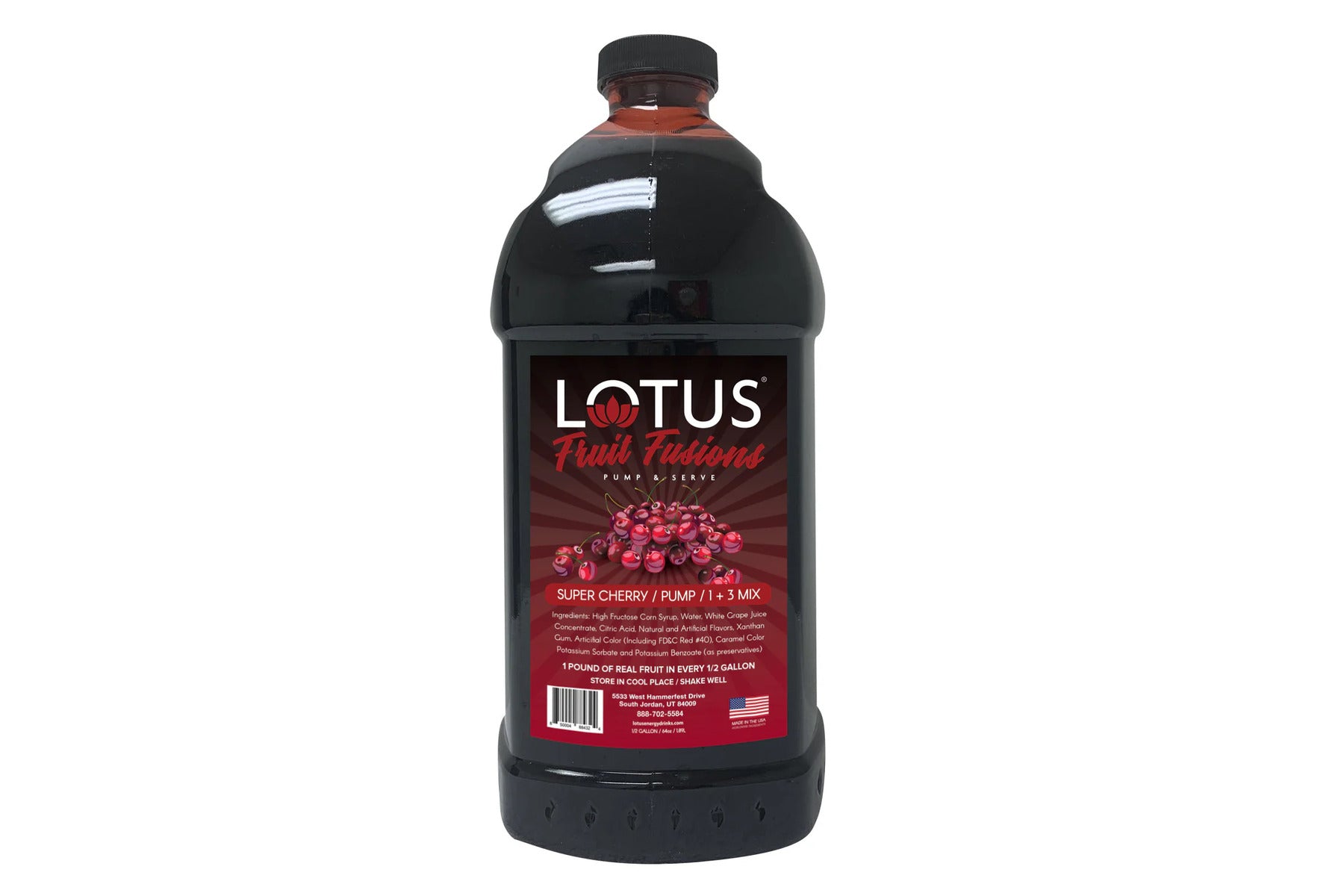 Lotus Energy 64 oz Fruit Fusion Super Cherry