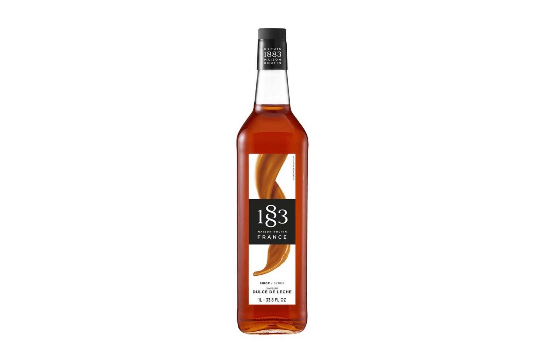 1883 Classic Flavored Syrups - 1L Glass Bottle: Dulce De Leche