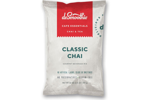 Dr. Smoothie Cafe Essentials Chai & Tea - 25lb Bulk Box: Classic Chai ...